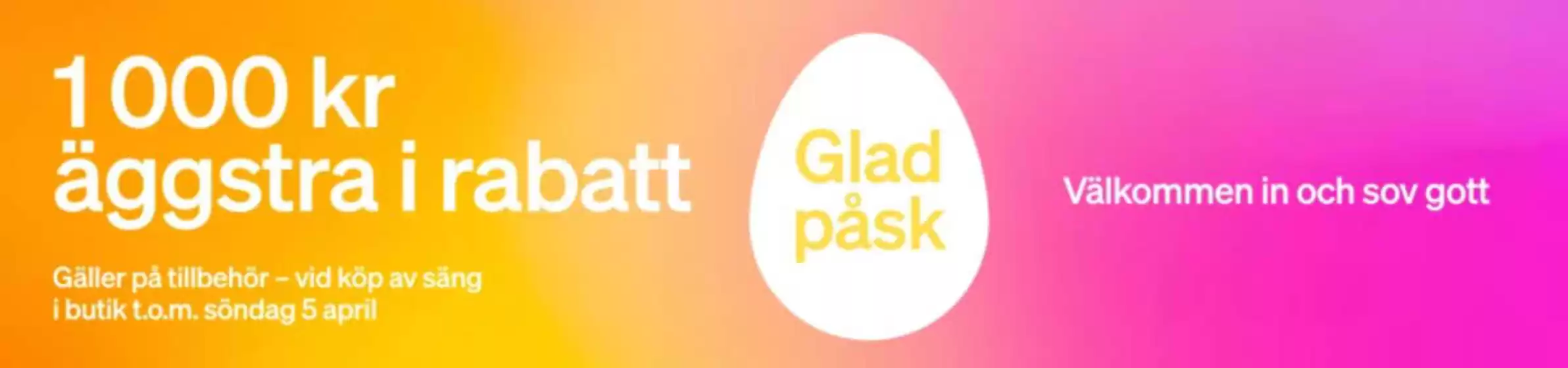 Kungsängen-katalog i Malmö | Glad påsk! | 2026-04-02T00:00:00.000Z - 2026-04-05T00:00:00.000Z