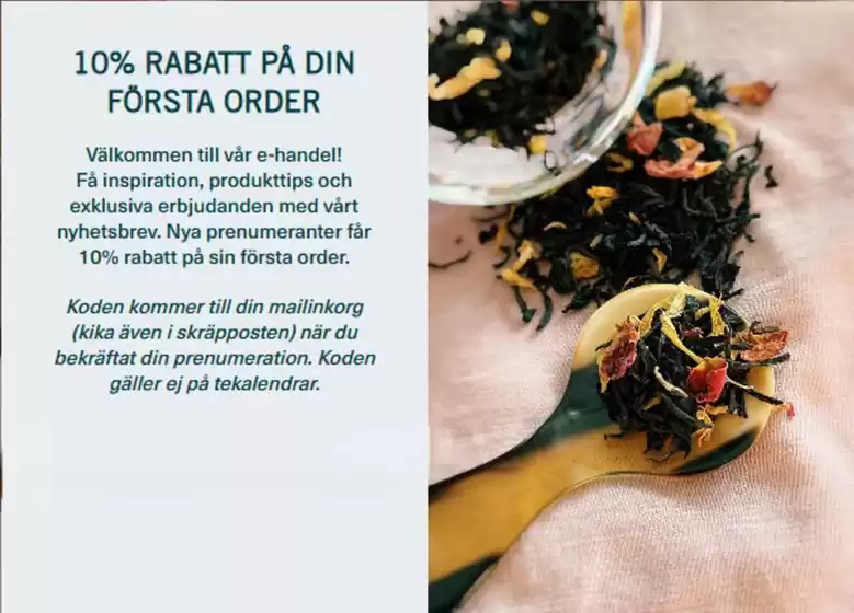 Bönor och Blad-katalog i Örnsköldsvik | 10% rabatt på din första order. | 2026-04-03T00:00:00.000Z - 2026-05-31T00:00:00.000Z