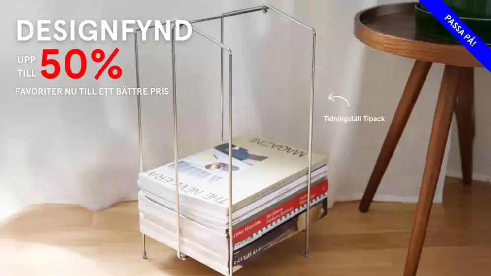 DesignTorget-katalog i Malmö | Upp till 50%! | 2026-04-08T00:00:00.000Z - 2026-05-07T00:00:00.000Z