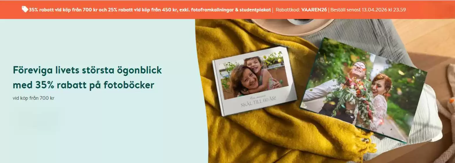 Photobox-katalog i Malmö | 35% rabatt! | 2026-04-08T00:00:00.000Z - 2026-04-13T00:00:00.000Z
