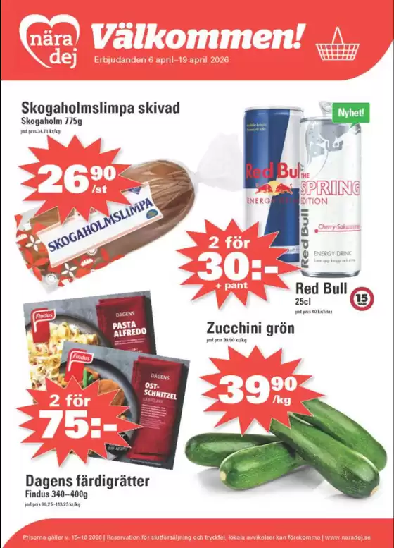 Nära dej-katalog | Erbjudanden! | 2026-04-08T00:00:00.000Z - 2026-04-19T00:00:00.000Z