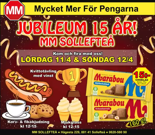 MM Sverige-katalog | JUBILEUM 15 ÅR! MM SOLLEFTEÅ. | 2026-04-08T00:00:00.000Z - 2026-04-21T00:00:00.000Z