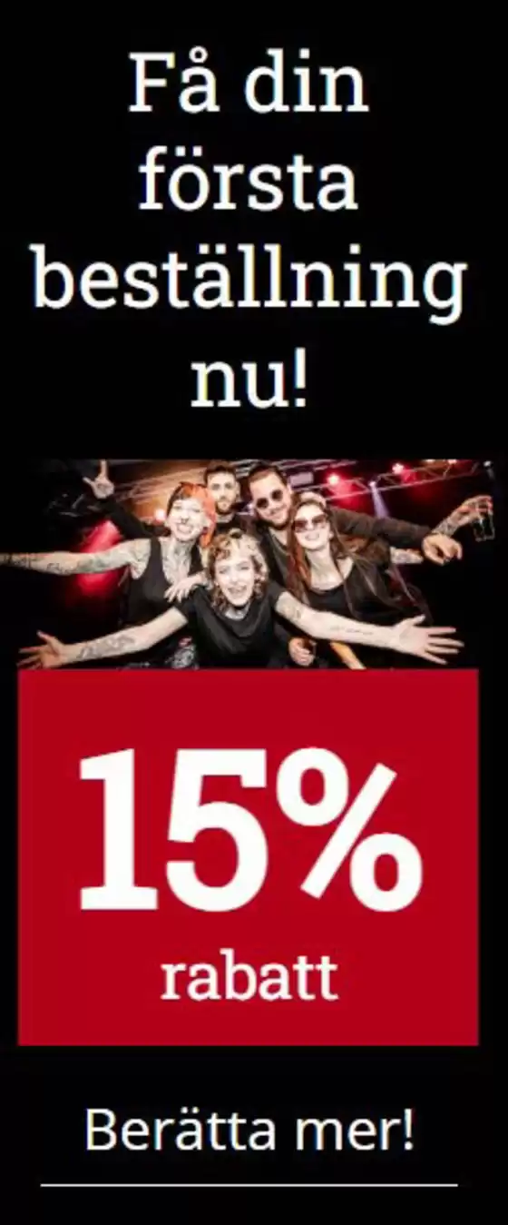 Sweden Rock-katalog i Lund (Skåne) | 15% rabatt! | 2026-04-09T00:00:00.000Z - 2026-04-30T00:00:00.000Z