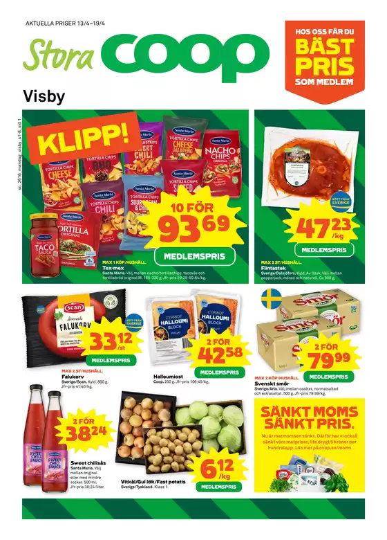 Stora Coop-katalog | Våra bästa deals för dig | 2026-04-13T00:00:00.000Z - 2026-04-19T00:00:00.000Z