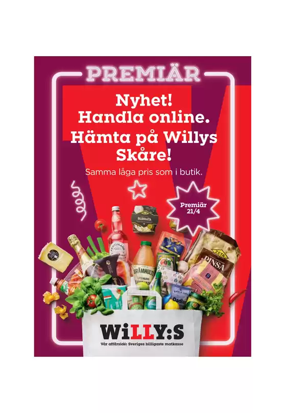 Willys-katalog i Järna (Stockholm) | Fantastiska rabatter på utvalda produkter | 2026-04-21T00:00:00.000Z - 2026-04-21T00:00:00.000Z