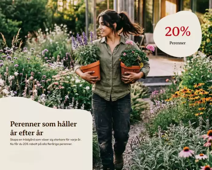 Blomsterlandet-katalog | 20% Perenner! | 2026-04-15T00:00:00.000Z - 2026-04-19T00:00:00.000Z
