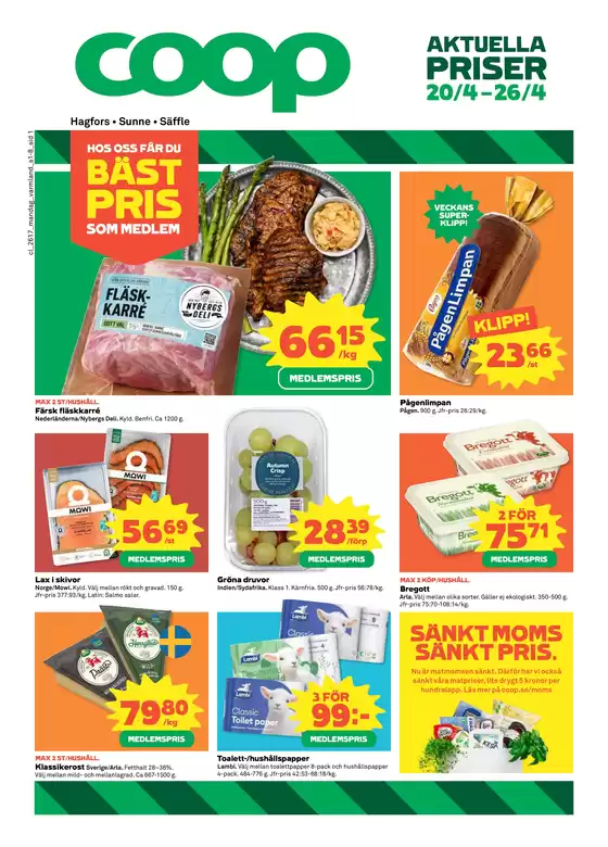 Coop Extra-katalog i Borås | Coop Extra reklamblad | 2026-04-20T00:00:00.000Z - 2026-04-26T00:00:00.000Z