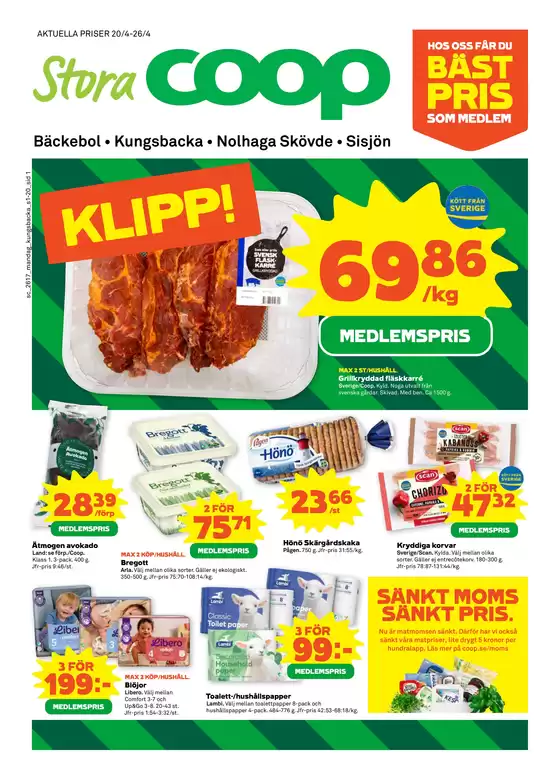 Stora Coop-katalog i Täby | Aktuella fynd och erbjudanden | 2026-04-20T00:00:00.000Z - 2026-04-26T00:00:00.000Z