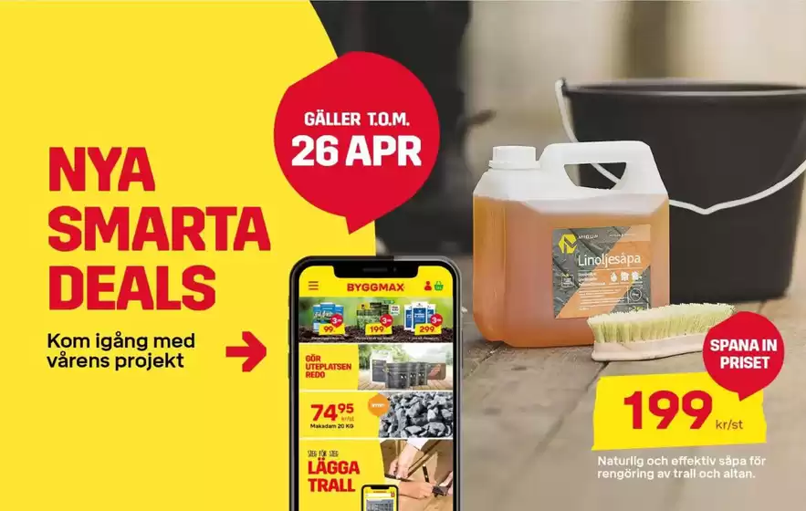 Byggmax-katalog | Exklusivt erbjudande! | 2026-04-22T00:00:00.000Z - 2026-04-26T00:00:00.000Z