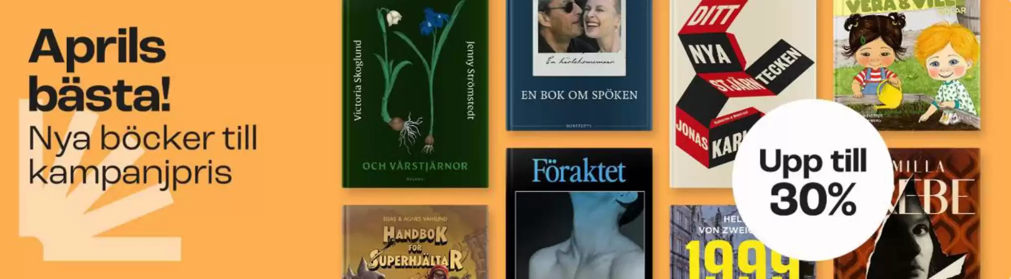 Bokus-katalog i Bergsgården | Upp till 30%! | 2026-04-22T00:00:00.000Z - 2026-05-03T00:00:00.000Z