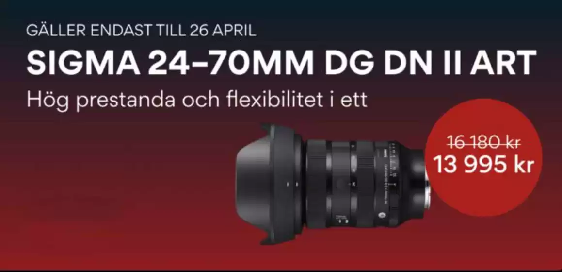 Scandinavian Photo-katalog i Strömstad | Exklusivt erbjudande! | 2026-04-22T00:00:00.000Z - 2026-04-26T00:00:00.000Z