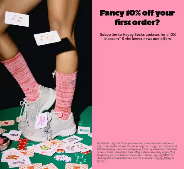 Happy Socks-katalog i Karlstad | 10% Off your first order! | 2026-04-22T00:00:00.000Z - 2026-05-31T00:00:00.000Z