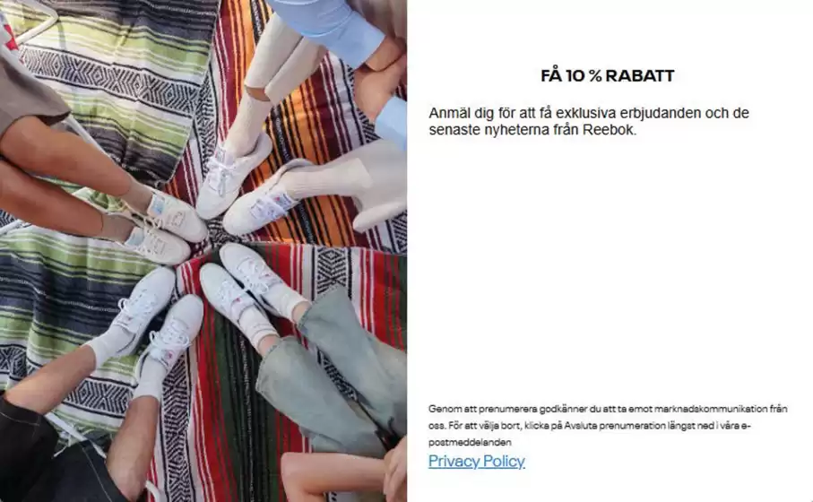 Reebok-katalog i Lunde (Sundsvall) | 10% rabatt! | 2026-04-24T00:00:00.000Z - 2026-06-30T00:00:00.000Z