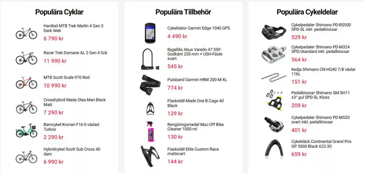Cykelkraft-katalog i Lunde (Sundsvall) | Erbjudanden! | 2026-04-24T00:00:00.000Z - 2026-05-31T00:00:00.000Z