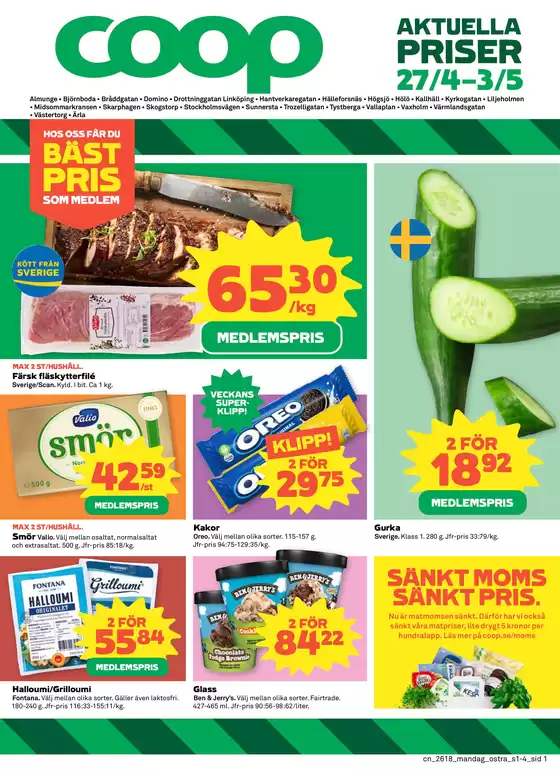 Coop Konsum-katalog | Exklusiva deals för våra kunder | 2026-04-27T00:00:00.000Z - 2026-05-03T00:00:00.000Z