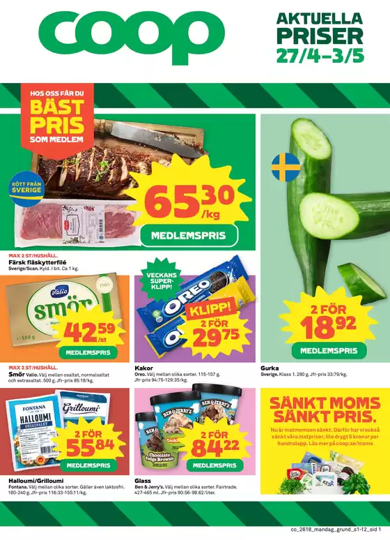 Coop Konsum-katalog | Våra bästa deals för dig | 2026-04-27T00:00:00.000Z - 2026-05-03T00:00:00.000Z