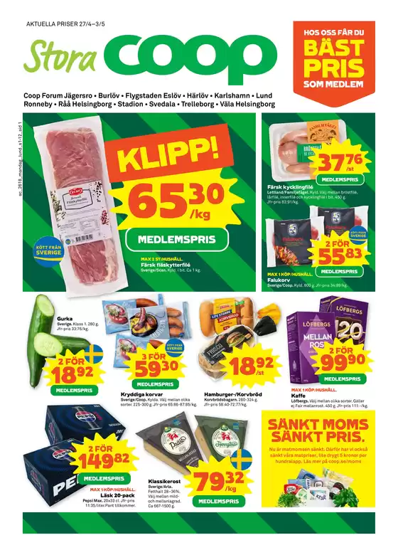 Stora Coop-katalog i Uddevalla | Exklusiva deals och fynd | 2026-04-27T00:00:00.000Z - 2026-05-03T00:00:00.000Z