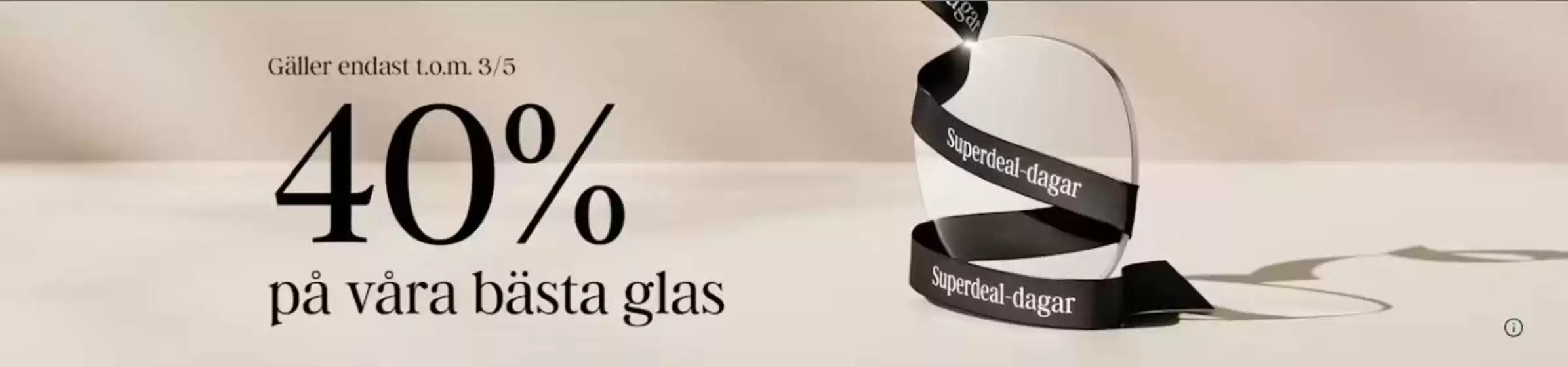 Synoptik-katalog i  | 40% rabatt! | 2026-04-27T00:00:00.000Z - 2026-05-03T00:00:00.000Z