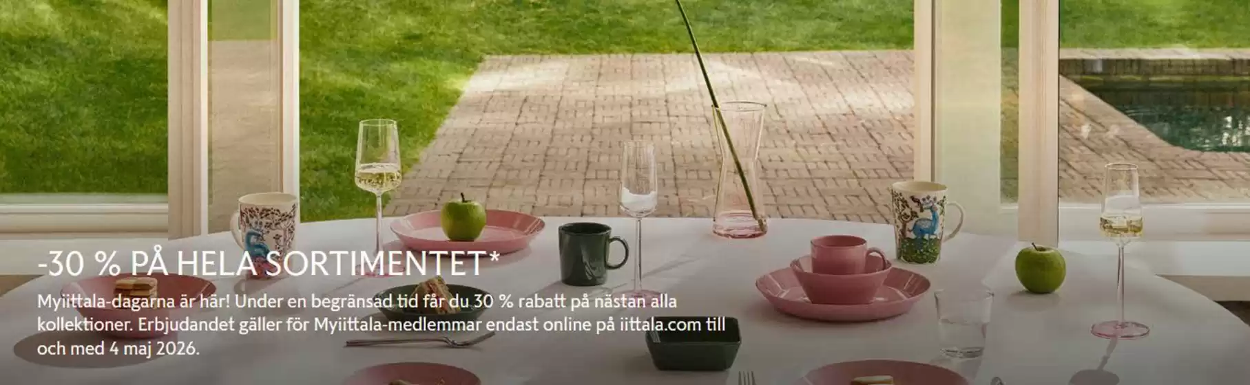 iittala-katalog | -30 % PÅ HELA SORTIMENTET! | 2026-04-28T00:00:00.000Z - 2026-05-04T00:00:00.000Z