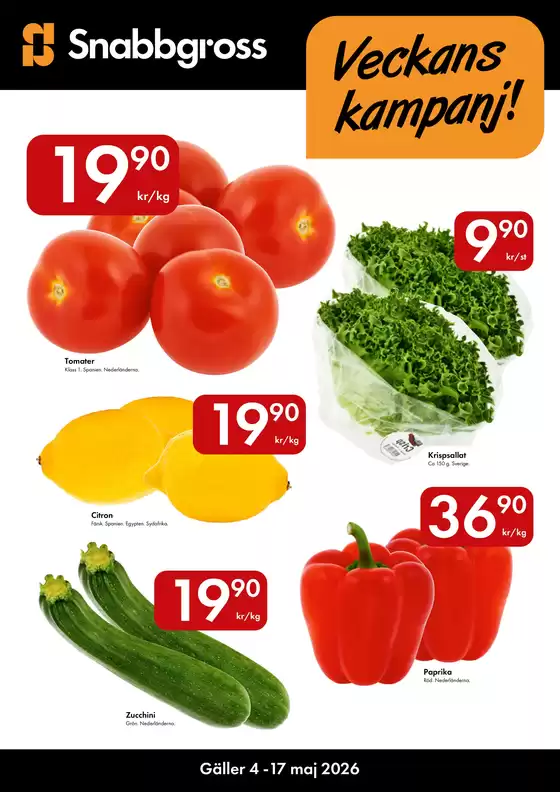 Snabbgross-katalog | Snabbgross Kampanjblad v. 1920 | 2026-04-29T00:00:00.000Z - 2026-05-18T00:00:00.000Z