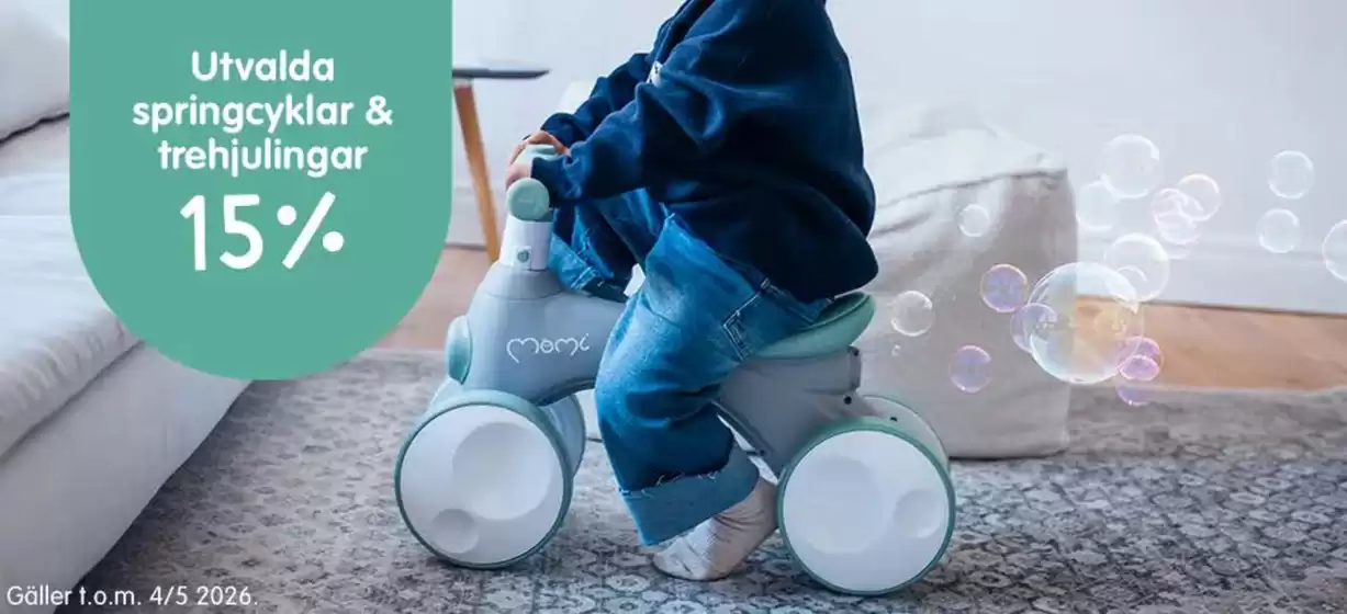 Babyland-katalog i Sundsvall | 15% rabatt! | 2026-04-29T00:00:00.000Z - 2026-05-04T00:00:00.000Z
