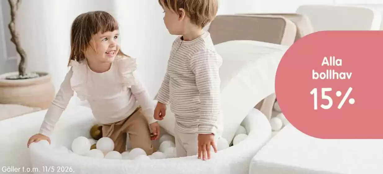 Babyland-katalog i Sundsvall | 15-20% rabatt! | 2026-04-29T00:00:00.000Z - 2026-05-11T00:00:00.000Z