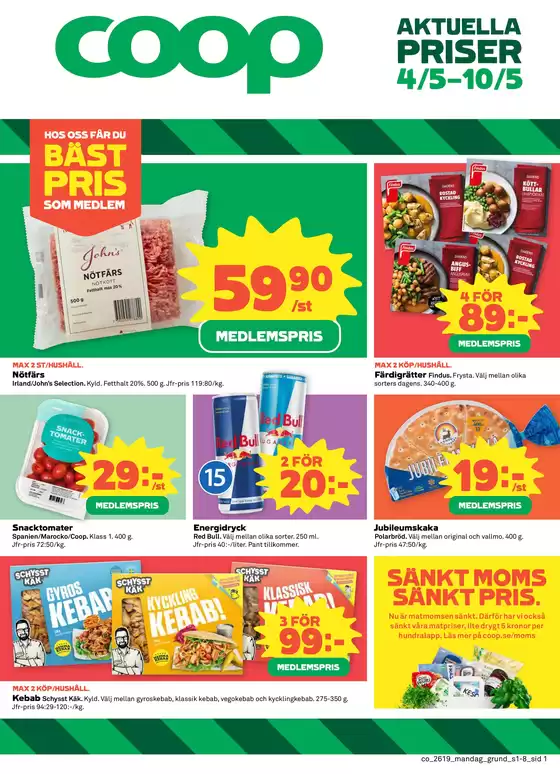 Coop Konsum-katalog | Exklusiva deals för våra kunder | 2026-05-04T00:00:00.000Z - 2026-05-10T00:00:00.000Z