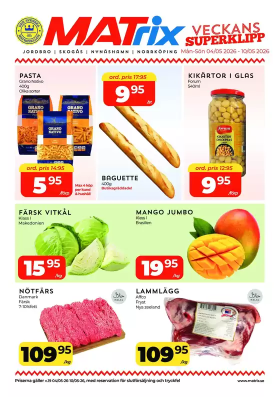 Matrix Butikerna-katalog i Fyllinge | Matrix Veckans Annons | 2026-05-04T00:00:00.000Z - 2026-05-10T00:00:00.000Z