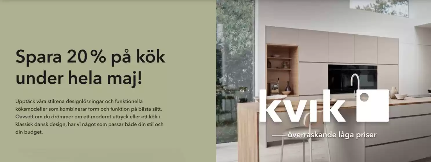 Kvik-katalog | Spara 20%! | 2026-05-04T00:00:00.000Z - 2026-05-31T00:00:00.000Z