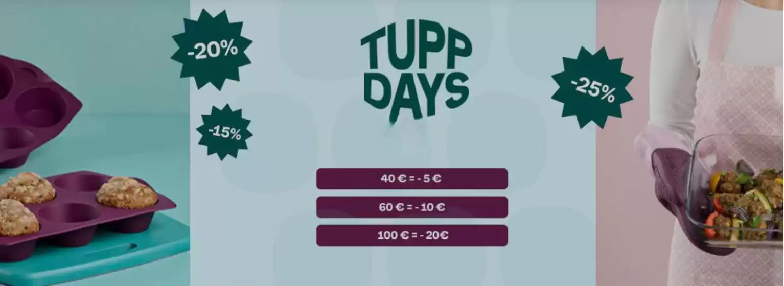 Tupperware-katalog | Tupp days-15-25% rabatt! | 2026-05-05T00:00:00.000Z - 2026-05-19T00:00:00.000Z