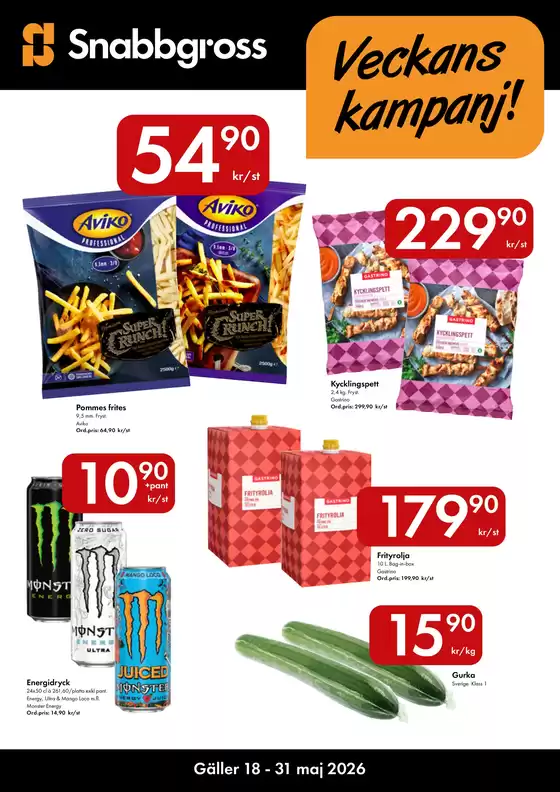 Snabbgross-katalog | Snabbgross Kampanjblad v. 2122 | 2026-05-13T00:00:00.000Z - 2026-06-01T00:00:00.000Z
