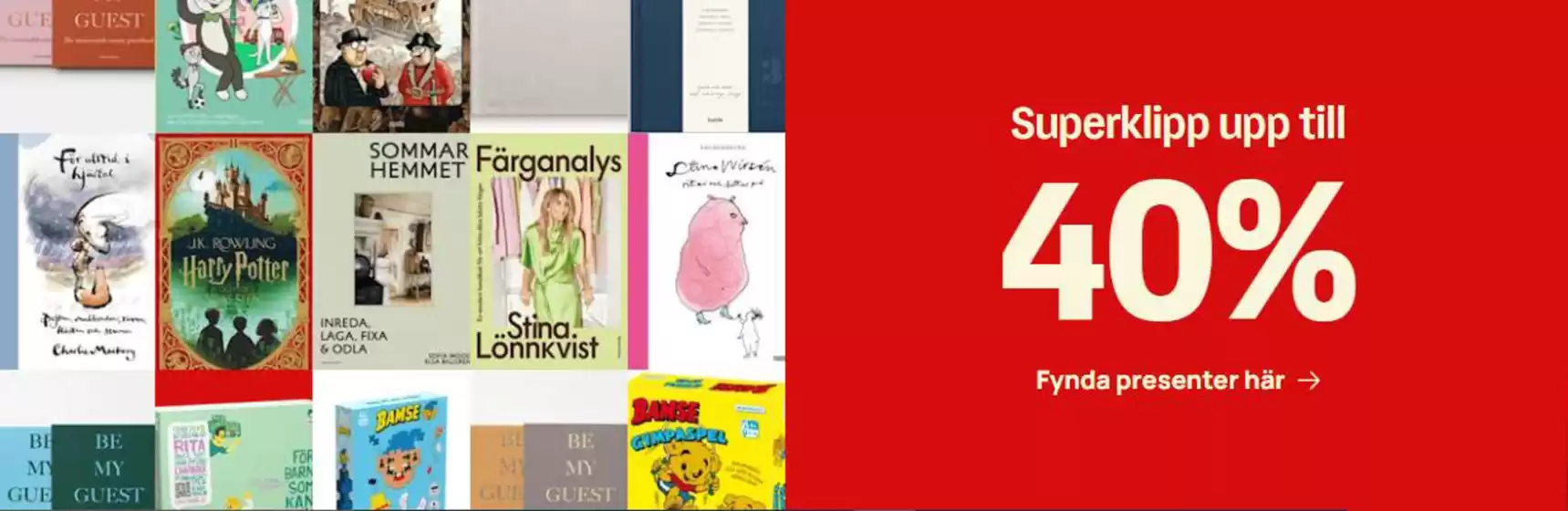 Adlibris-katalog i Ljusne | Upp till 40%! | 2026-05-13T00:00:00.000Z - 2026-05-27T00:00:00.000Z
