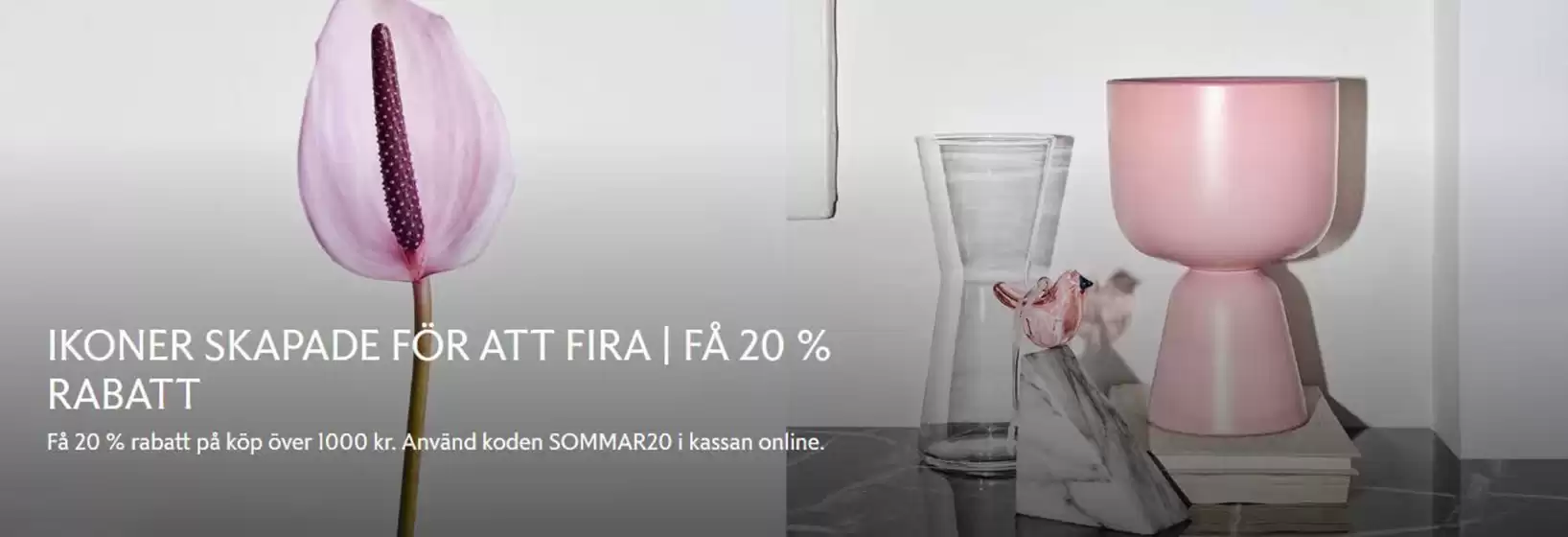 iittala-katalog i Fjärås kyrkby |  Få 20 % rabatt! | 2026-05-14T00:00:00.000Z - 2026-05-28T00:00:00.000Z