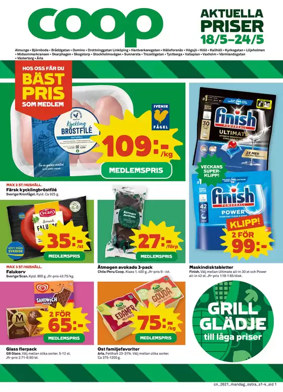 Coop Konsum-katalog i Blåsmark | Exklusiva deals för våra kunder | 2026-05-18T00:00:00.000Z - 2026-05-24T00:00:00.000Z