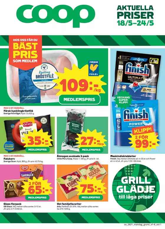 Coop Konsum-katalog i Blåsmark | Top-deals och rabatter | 2026-05-18T00:00:00.000Z - 2026-05-24T00:00:00.000Z