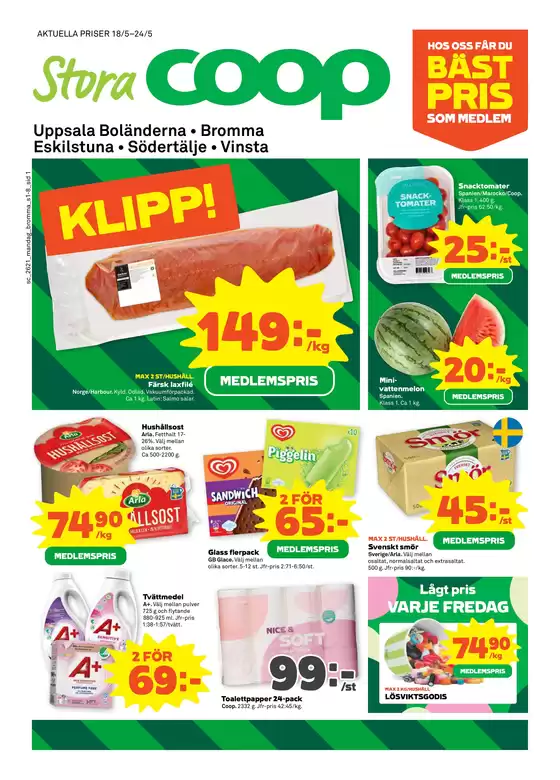 Stora Coop-katalog | Fantastiskt erbjudande för fyndjägare | 2026-05-18T00:00:00.000Z - 2026-05-24T00:00:00.000Z