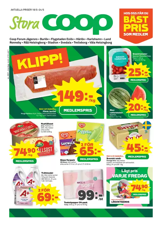 Stora Coop-katalog i Bara | Stora Coop reklamblad | 2026-05-18T00:00:00.000Z - 2026-05-24T00:00:00.000Z
