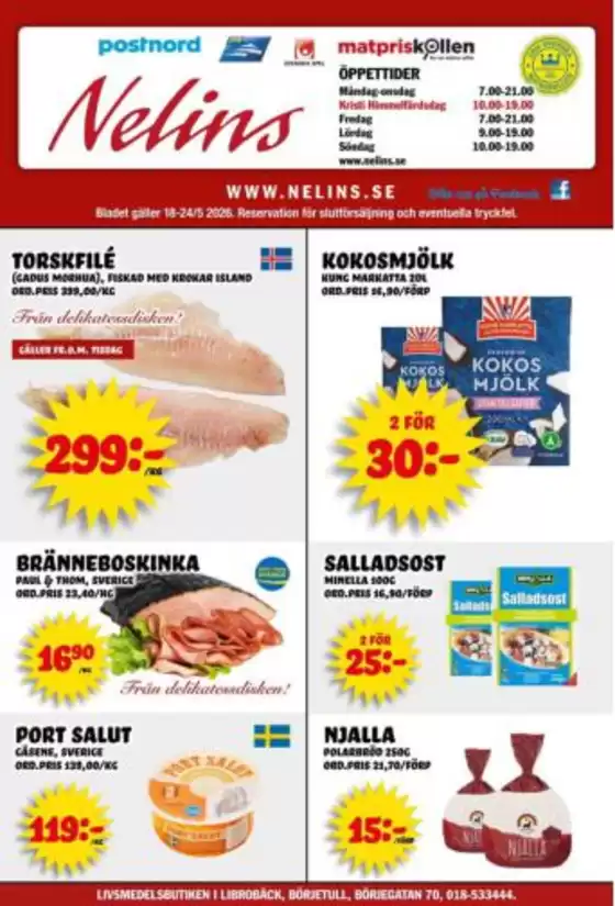 Nelins-katalog i Klockestrand | Nelins reklamblad | 2026-05-18T00:00:00.000Z - 2026-05-24T00:00:00.000Z