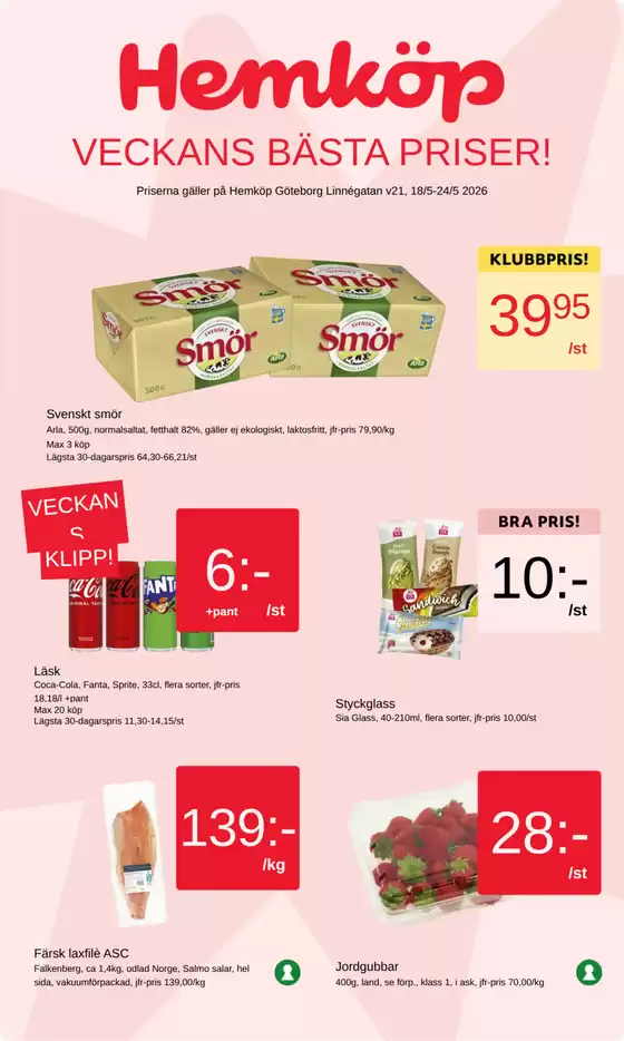 Hemköp-katalog | Hemköp Råcksta reklamblad | 2026-05-18T00:00:00.000Z - 2026-05-24T00:00:00.000Z