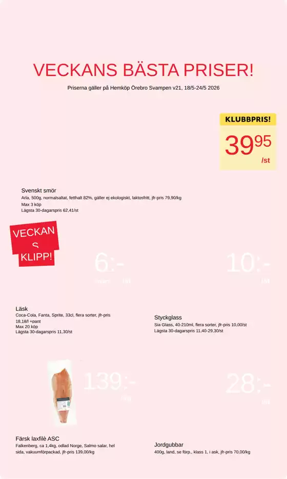 Hemköp-katalog | Hemköp Örebro Svampen reklamblad | 2026-05-18T00:00:00.000Z - 2026-05-24T00:00:00.000Z