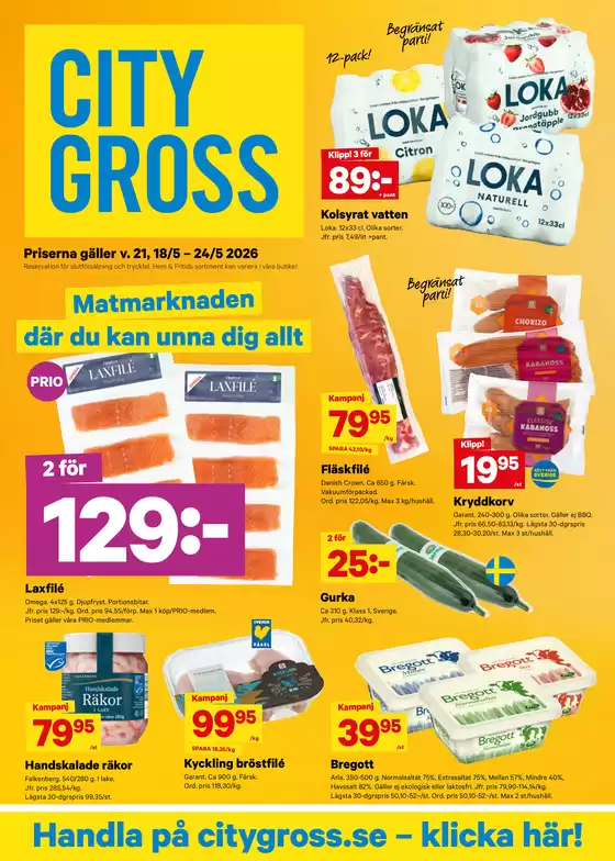 City Gross-katalog | City Gross Reklamblad v.21 | 2026-05-16T00:00:00.000Z - 2026-05-24T00:00:00.000Z