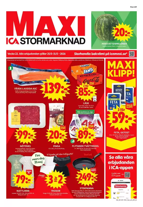 ICA Maxi-katalog | Stort urval av erbjudanden | 2026-05-25T00:00:00.000Z - 2026-05-31T00:00:00.000Z
