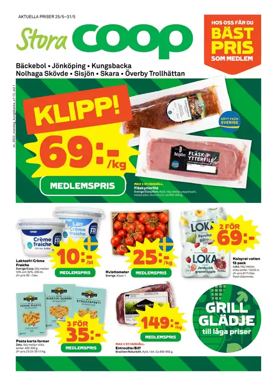 Stora Coop-katalog | Fantastiska rabatter på utvalda produkter | 2026-05-25T00:00:00.000Z - 2026-05-31T00:00:00.000Z