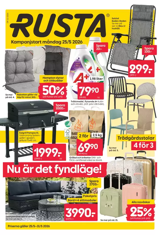 Rusta-katalog i Nyköping | Aktuella specialerbjudanden | 2026-05-25T00:00:00.000Z - 2026-05-31T00:00:00.000Z
