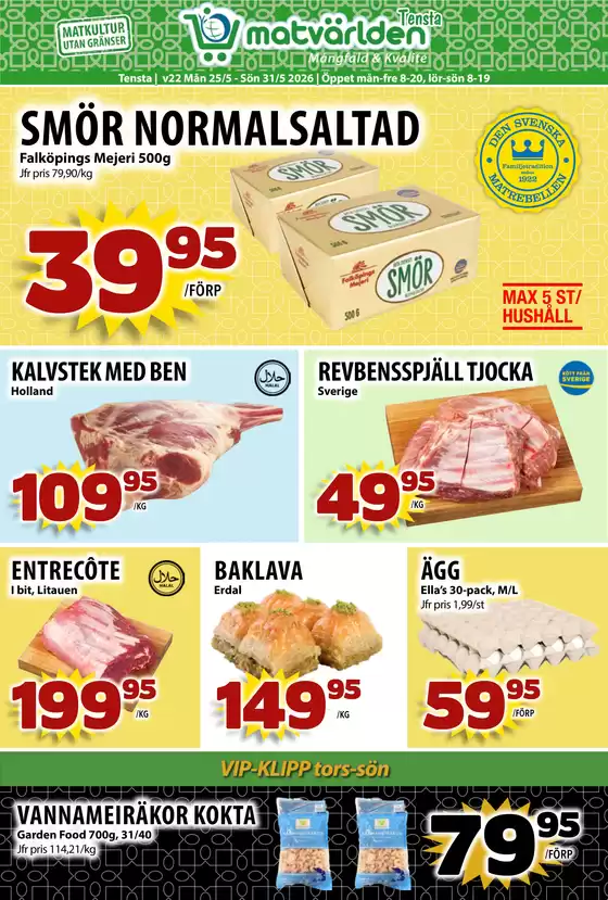 Matvärlden-katalog | Veckans erbjudanden Tensta! | 2026-05-25T00:00:00.000Z - 2026-05-31T00:00:00.000Z