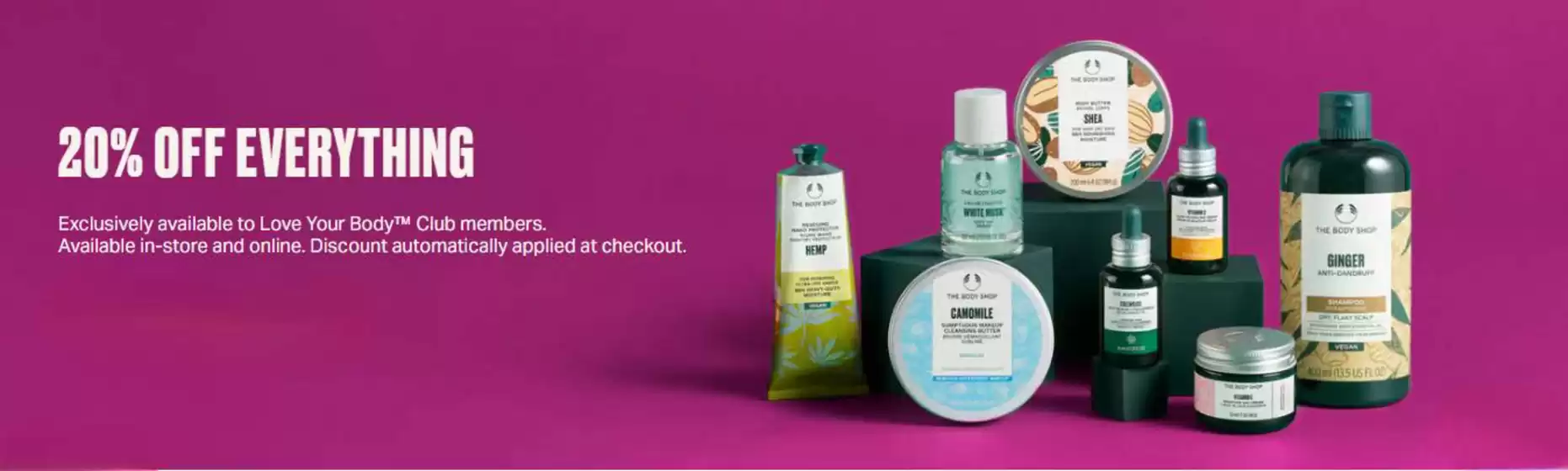 The Body Shop-katalog | 20% Off everything! | 2026-05-28T00:00:00.000Z - 2026-06-10T00:00:00.000Z