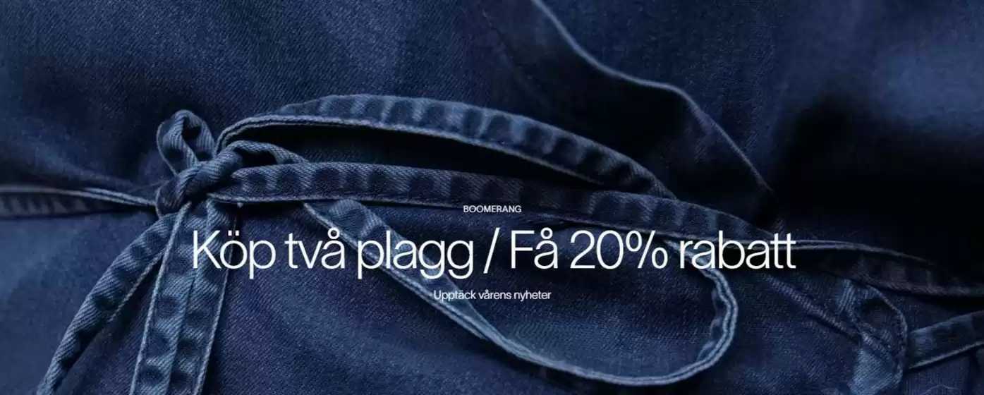 Boomerang-katalog | Få 20% rabatt! | 2026-05-28T00:00:00.000Z - 2026-06-11T00:00:00.000Z