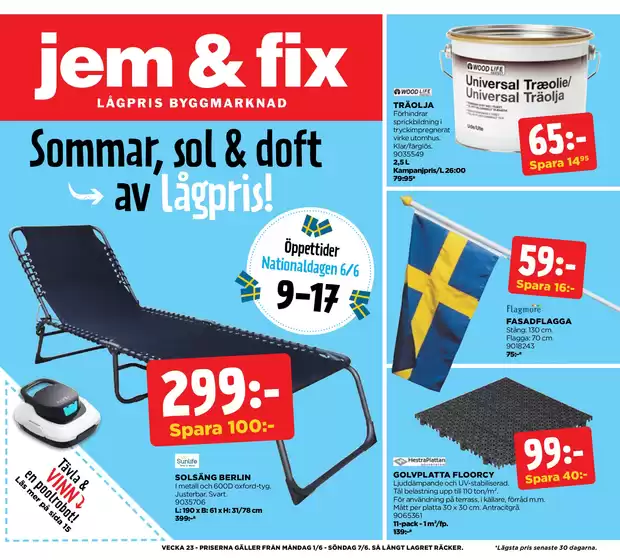 Jem&Fix-katalog | Jem&Fix reklamblad | 2026-05-31T00:00:00.000Z - 2026-06-07T00:00:00.000Z