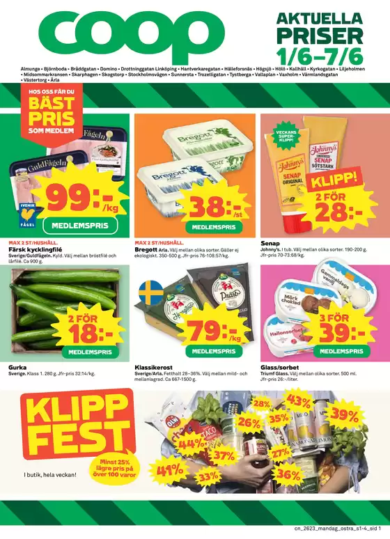 Coop Konsum-katalog | Attraktiva specialerbjudanden för alla | 2026-06-01T00:00:00.000Z - 2026-06-07T00:00:00.000Z