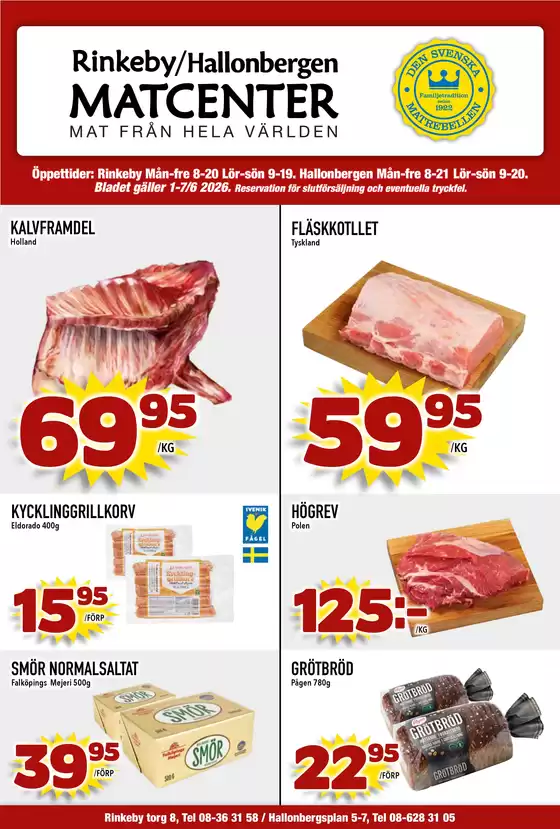 Matcenter-katalog | Veckans erbjudanden Matcenter | 2026-06-01T00:00:00.000Z - 2026-06-07T00:00:00.000Z